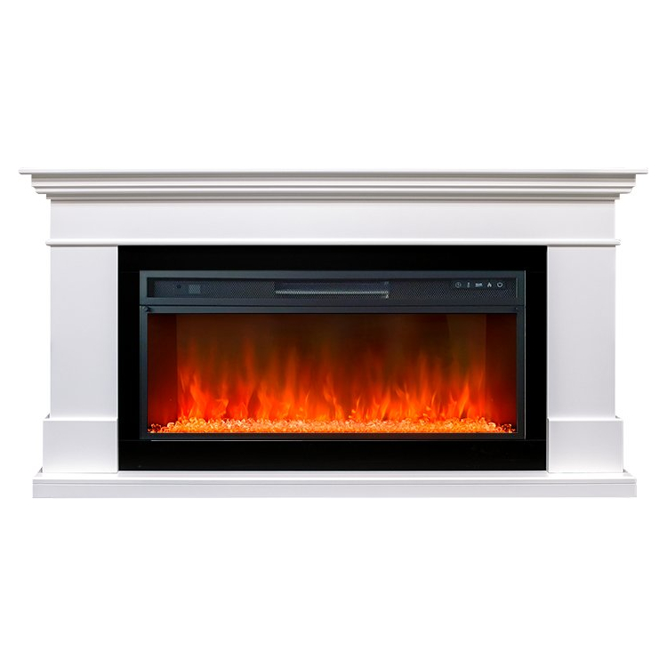 Каминокомплект California - Белый (Высота 850 мм) с очагом Vision 42 LED. Royal Flame