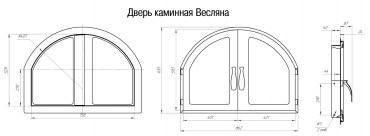 ДВЕРЦА «ВЕСЛЯНА» *