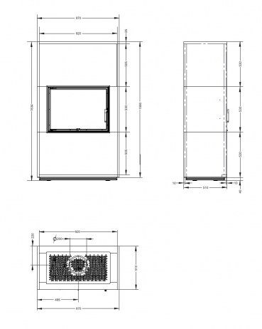 Печь-Камин Aplit M 700